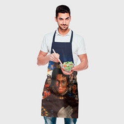 Фартук кулинарный Michael Jackson: Pop King, цвет: 3D-принт — фото 2