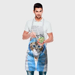 Фартук кулинарный Модная киска, цвет: 3D-принт — фото 2
