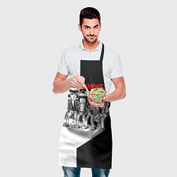 Фартук кулинарный Ramones Boys, цвет: 3D-принт — фото 2