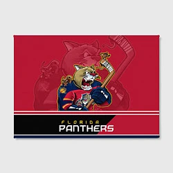 Холст прямоугольный Florida Panthers, цвет: 3D-принт — фото 2