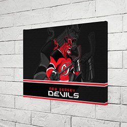 Холст прямоугольный New Jersey Devils, цвет: 3D-принт — фото 2
