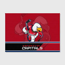 Холст прямоугольный Washington Capitals, цвет: 3D-принт — фото 2
