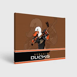 Холст прямоугольный Anaheim Ducks, цвет: 3D-принт