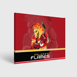 Картина прямоугольная Calgary Flames
