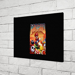 Холст прямоугольный Mario Doom, цвет: 3D-принт — фото 2