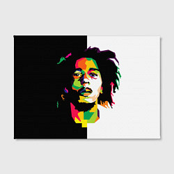 Холст прямоугольный Bob Marley: Colors, цвет: 3D-принт — фото 2