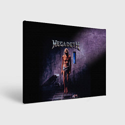 Холст прямоугольный Megadeth: Madness, цвет: 3D-принт