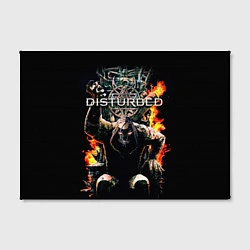 Холст прямоугольный Disturbed: Flame Throne, цвет: 3D-принт — фото 2