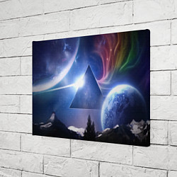 Холст прямоугольный Pink Floyd: Space, цвет: 3D-принт — фото 2