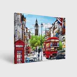 Картина прямоугольная Улицы Лондона -Big Ben