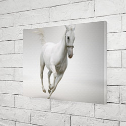 Холст прямоугольный Белый конь, цвет: 3D-принт — фото 2