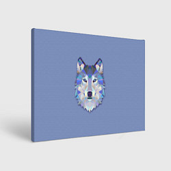 Холст прямоугольный Геометрический волк, цвет: 3D-принт