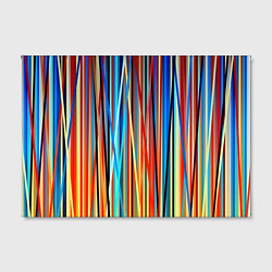 Холст прямоугольный Colored stripes, цвет: 3D-принт — фото 2