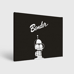 Холст прямоугольный Bender Retro, цвет: 3D-принт
