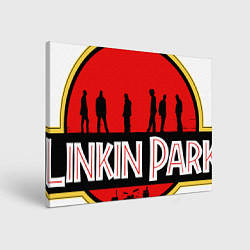 Холст прямоугольный Linkin Park: Jurassic Park, цвет: 3D-принт