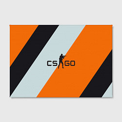 Холст прямоугольный CS:GO Asiimov Lines, цвет: 3D-принт — фото 2