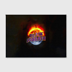 Холст прямоугольный Black Sabbath земля в огне, цвет: 3D-принт — фото 2