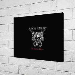 Холст прямоугольный Arch Enemy: Revolution Begins, цвет: 3D-принт — фото 2