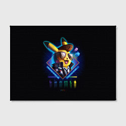 Холст прямоугольный Retro Pikachu, цвет: 3D-принт — фото 2