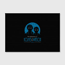 Холст прямоугольный Холмс и Ватсон 221B, цвет: 3D-принт — фото 2
