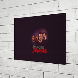 Холст прямоугольный Группа Imagine Dragons, цвет: 3D-принт — фото 2