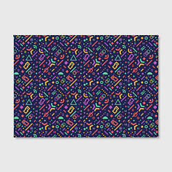 Холст прямоугольный Chaos of geometria, цвет: 3D-принт — фото 2