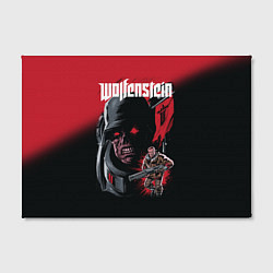 Холст прямоугольный Wolfenstein: Retro Poster, цвет: 3D-принт — фото 2