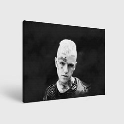 Картина прямоугольная Lil Peep: Black Edition