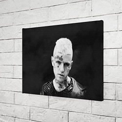 Холст прямоугольный Lil Peep: Black Edition, цвет: 3D-принт — фото 2