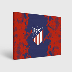 Картина прямоугольная FC Atletico Madrid: Blue & Red