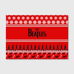 Холст прямоугольный The Beatles: New Year, цвет: 3D-принт — фото 2