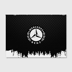 Холст прямоугольный Mercedes-Benz: Black Side, цвет: 3D-принт — фото 2