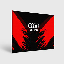 Холст прямоугольный Audi: Red Anger, цвет: 3D-принт