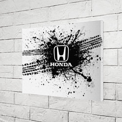 Холст прямоугольный Honda: Black Spray, цвет: 3D-принт — фото 2