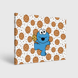 Холст прямоугольный Cookie Monster, цвет: 3D-принт