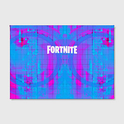 Холст прямоугольный Fortnite: Acid Neon, цвет: 3D-принт — фото 2