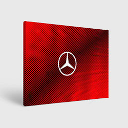 Картина прямоугольная Mercedes: Red Carbon