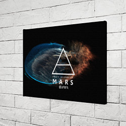 Холст прямоугольный 30 Seconds to Mars, цвет: 3D-принт — фото 2