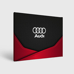 Холст прямоугольный Audi: Grey Carbon, цвет: 3D-принт