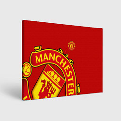 Холст прямоугольный FC Man United: Red Exclusive, цвет: 3D-принт