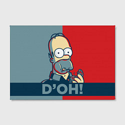 Холст прямоугольный Homer Simpson DOH!, цвет: 3D-принт — фото 2