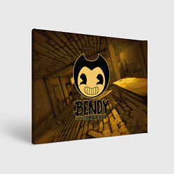 Холст прямоугольный Black Bendy, цвет: 3D-принт