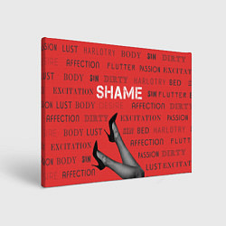 Картина прямоугольная Shame Dirty