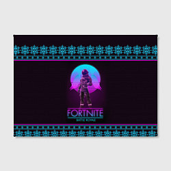 Холст прямоугольный Fortnite: Neon Battle, цвет: 3D-принт — фото 2