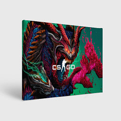 Картина прямоугольная CS GO hyper beast skin