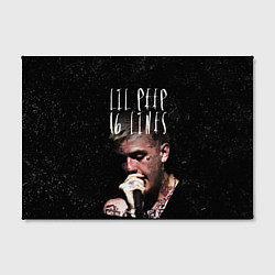 Холст прямоугольный Lil Peep: 16 Lines, цвет: 3D-принт — фото 2