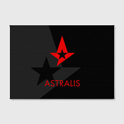 Холст прямоугольный Astralis: Black Style, цвет: 3D-принт — фото 2