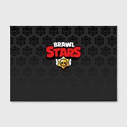 Холст прямоугольный Brawl Stars: Black Team, цвет: 3D-принт — фото 2