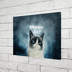 Холст прямоугольный Grumpy Cat, цвет: 3D-принт — фото 2