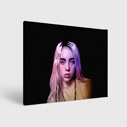 Холст прямоугольный BILLIE EILISH: Violet Mood, цвет: 3D-принт